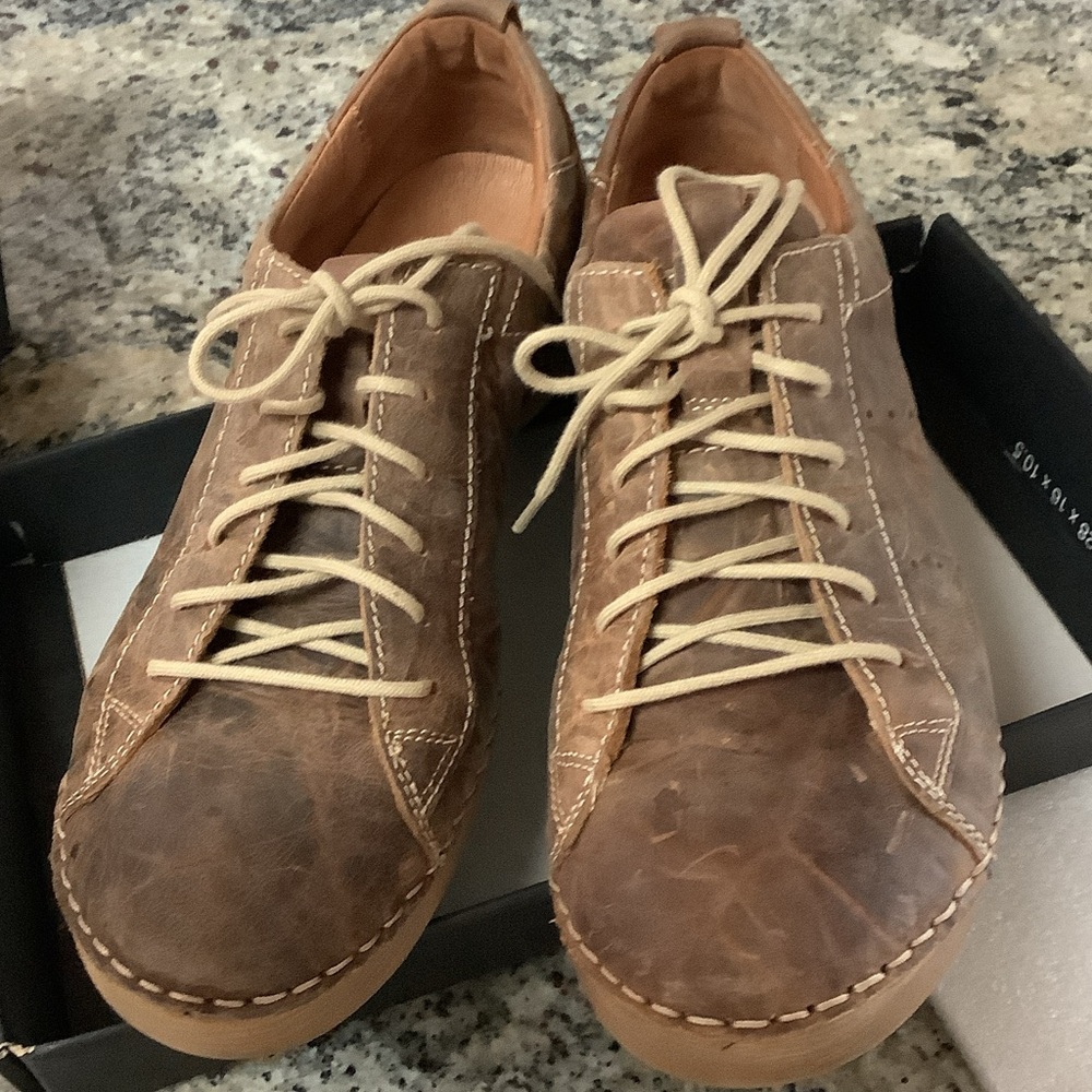 Josef Seibel Brown Leather Ankle Boots